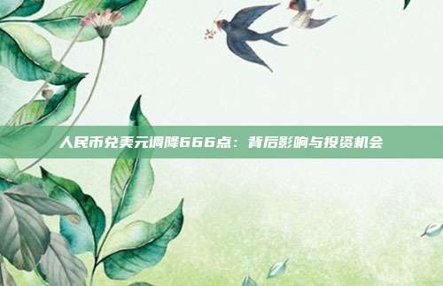 人民币兑美元调降666点:背后影响与投资机会