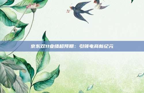 京东双11业绩超预期:引领电商新纪元